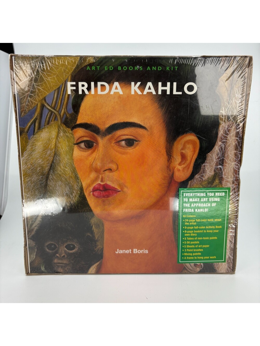 Art Ed Frida Kahlo Books And Kit Janet Boris Sealed Abrams Paint Art Set